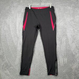 Tek Gear Womens Leggings Workout Pants Black Size Large Active Capri Cropped fit